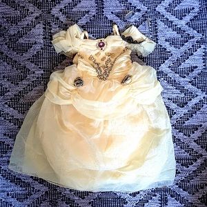 Disney Princess Belle Deluxe Costume + Tiara for kids